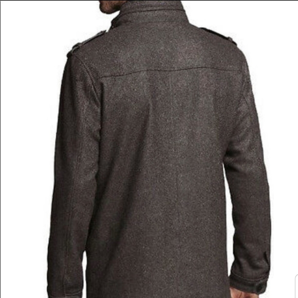 ❌SOLD❌ Express MilitaryStyle Wool Coat - Picture 5 of 11